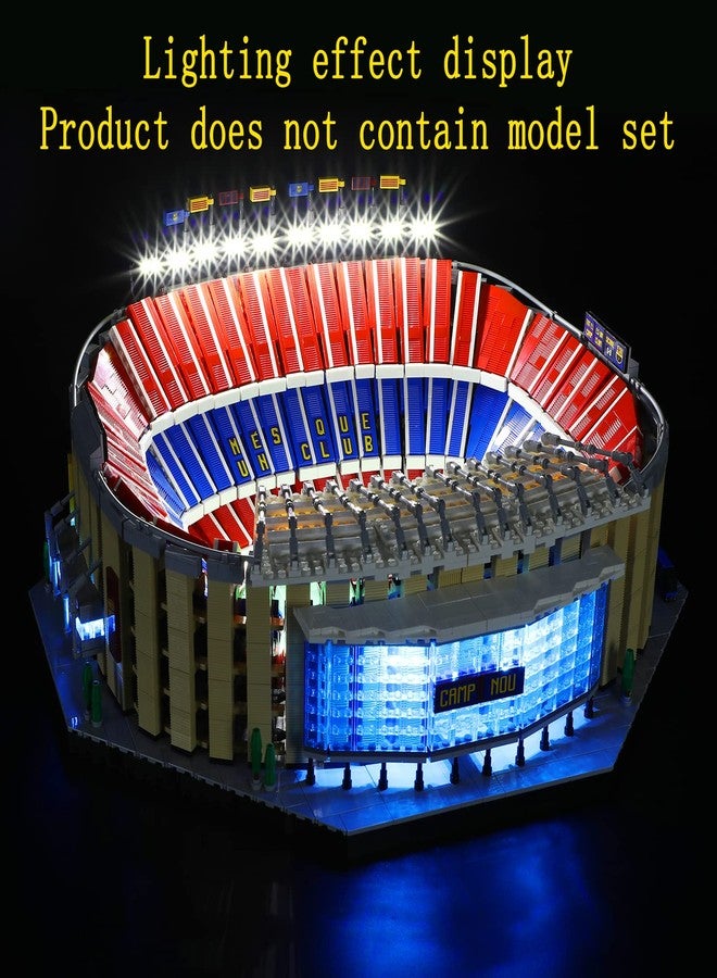 GEAMENT LED Light Kit Compatible with Lego Camp NOU - FC Barcelona - Lighting Set for Creator 10284 Building Model (Model Set Not Included) - Image 5